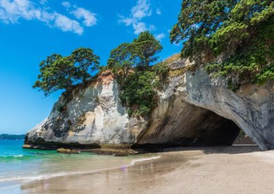 Te Whanganui-A-Hei (Cathedral Cove) Marine Reserve in Coromandel Peninsula North Island, New Zealand.